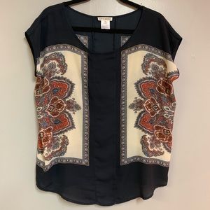 Artisan NY Block Print Blouse (L)